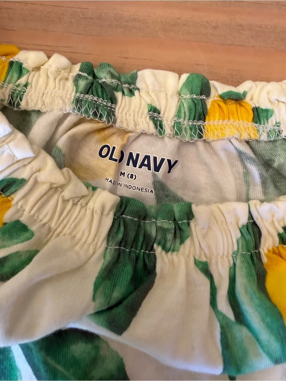 Old Navy Girls Lemon Print Romper